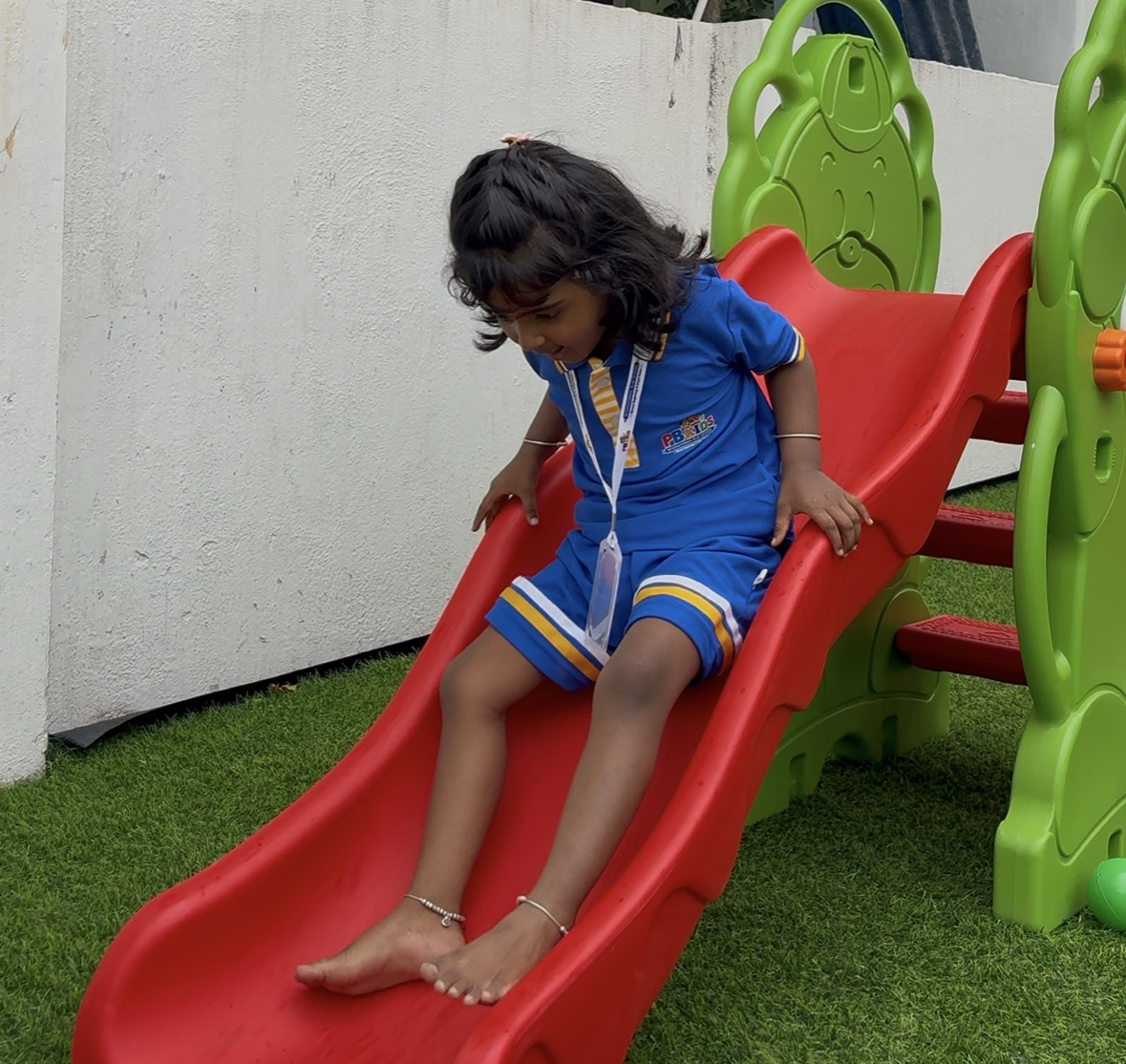 Indoor play area for preschool children at PB Kids International Play School Chennai