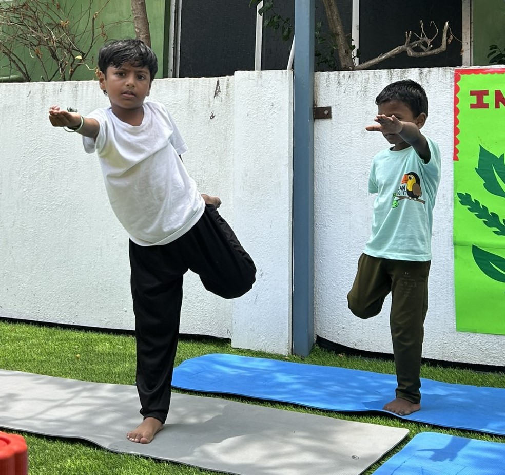 Children learning at PB Kids International Play School Chennai